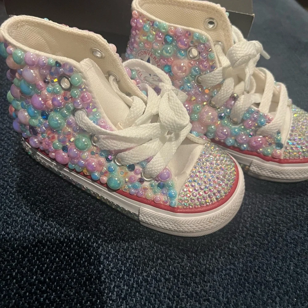 Converse Multicolor Beaded‎ High Tops